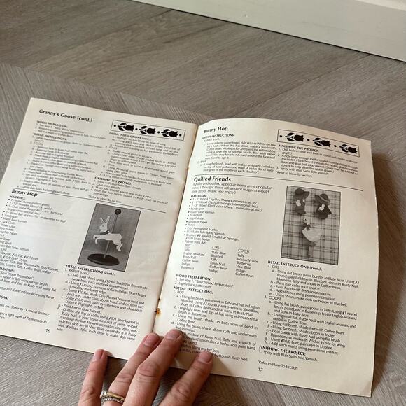 All Around the House Decorative Craft Painting Book BKW089 1987 12 Designs - Picture 9 of 10